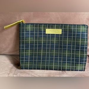 Sarah Flint Green & Gold clutch, gently used.